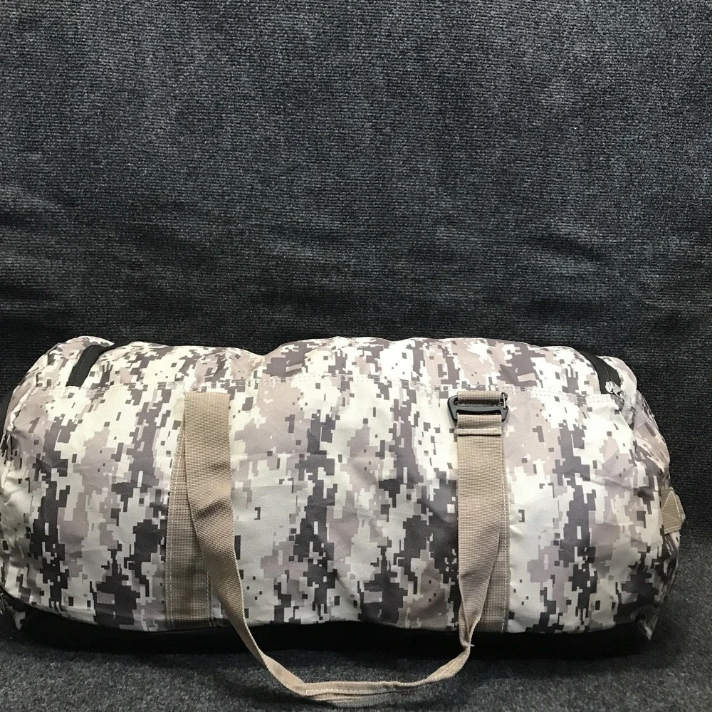 ScarletSkye Medium Size Camp 2 Pocket Digital Camo Duffle Bag w/ Molle Webbing
